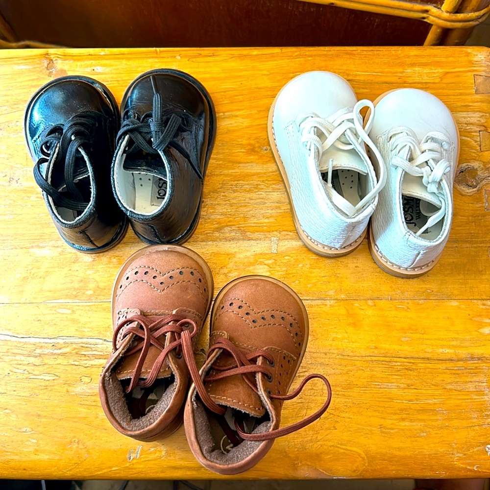 Three walking shoes for the little ones to start learning to walk